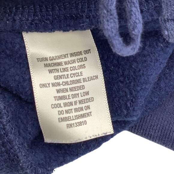 P.S From Aeropostale Girls Navy Sweats Shorts Cotton Blue Drawstring Size 4 - Picture 3 of 7